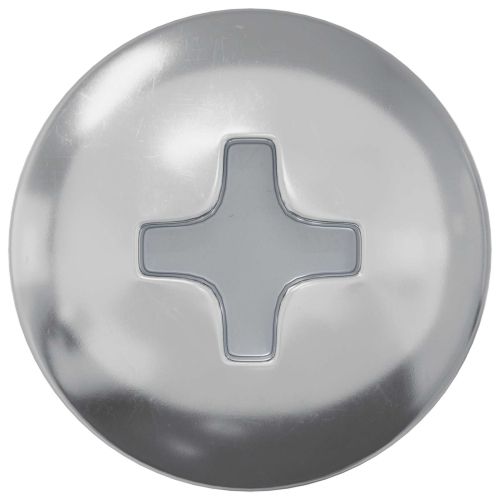 Дървен винт 2 pcs Сребрист 9,8 x 53 мм Стомана