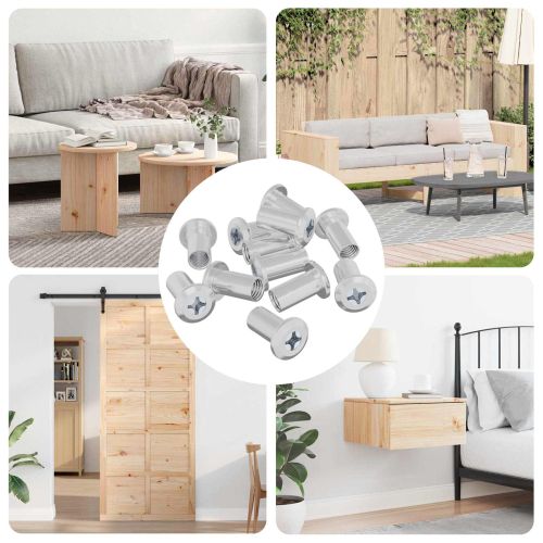 Гайка с заключване 3673 pcs Никел Стомана