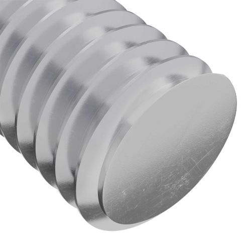 Винт 2 pcs Сребрист 8 х 25 мм Стомана