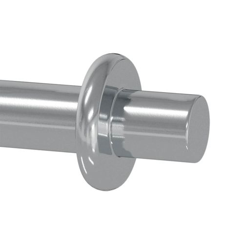 Долно закачалка за рафт 2 pcs Сребрист 8,6 x 8,6 x 14,6 мм