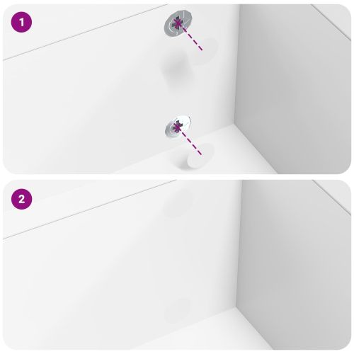 Стикер 12 pcs Бяло Ø 20 x 0,5 мм Хартия