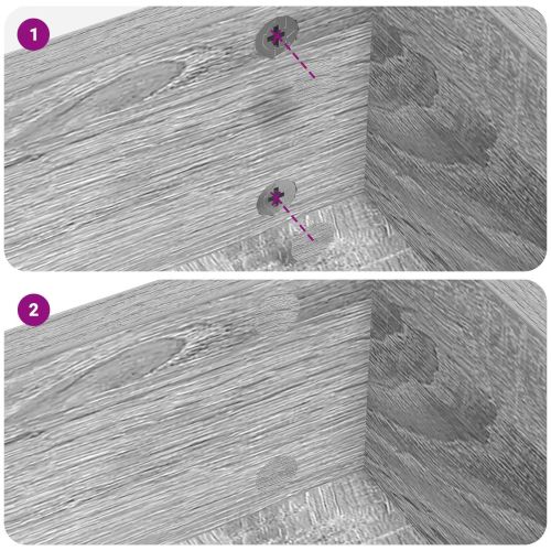 Самозалепваща корица за винтове 12 pcs Сив Сонома Ø 20 x 0,5 мм