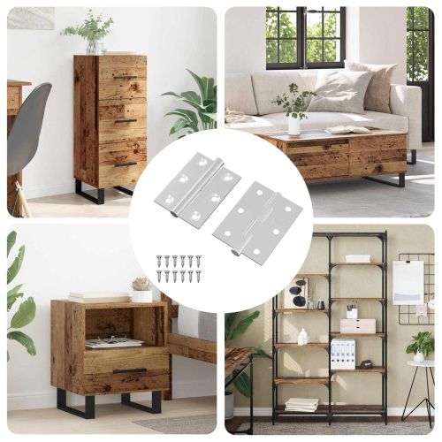 Панта 2 pcs Сребрист 50 x 38 x 1,3 мм Стомана