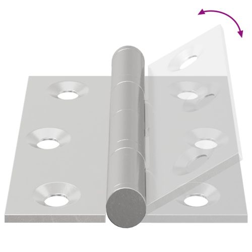 Панта 12 pcs Сребрист 50 x 38 x 1,3 мм Стомана