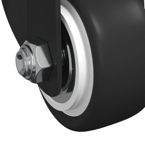 Въртящо се колело 12 pcs Черно 40,4 x 40,4 x 19,7 мм