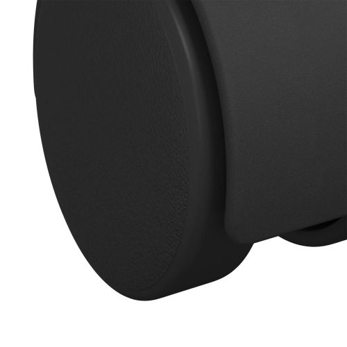 Въртящо се колело 12 pcs Черно 54 мм Желязо и ПП