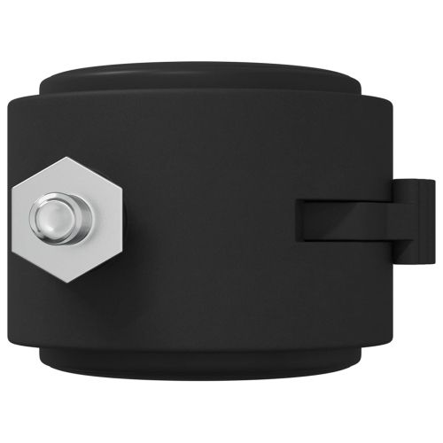 Кастър 12 pcs Черен и сребрист 37,8 х 40 мм Желязо и ПП