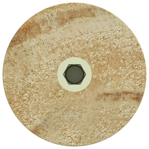 Крака за мебели 2 pcs Кафяво Ø 44 x 100 мм