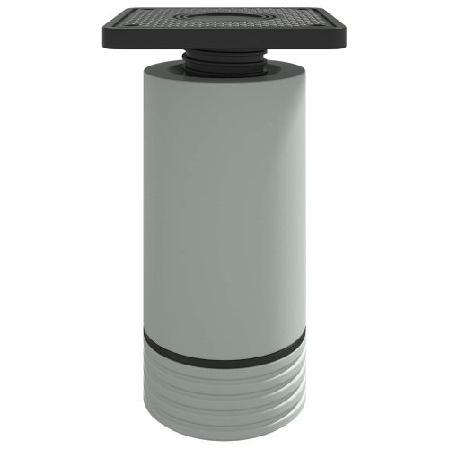 Крака за мебели Регулирума 2 pcs Бяло 64 x 64 x 100 мм ПП