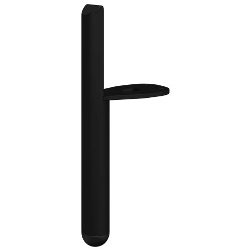 Крака за мебели 2 pcs Черно 0 Желязо