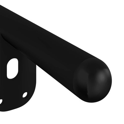 Крака за мебели 12 pcs Черно 0 Желязо