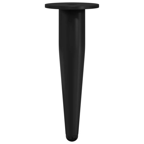 Крака за мебели 2 pcs Черно Ø 40 x 98 мм Желязо