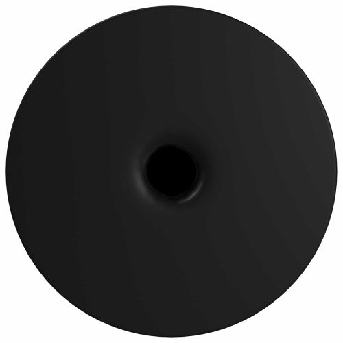 Крака за мебели 12 pcs Черно Ø 40 x 98 мм Желязо