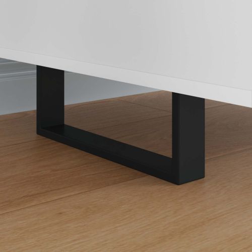 Крака за мебели 2 pcs Черно 28,1 x 4 x 10 мм Желязо