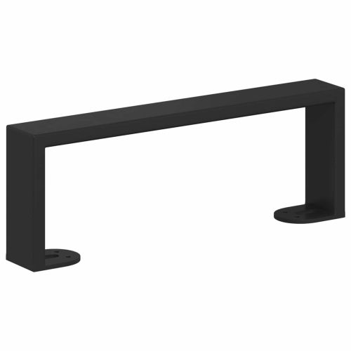 Крака за мебели 2 pcs Черно 28,1 x 4 x 10 мм Желязо