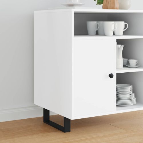 Крака за мебели 12 pcs Черно 28,1 x 4 x 10 мм Желязо