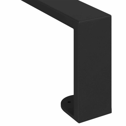 Крака за мебели 2 pcs Черно 34,1 x 4 x 10 мм Желязо