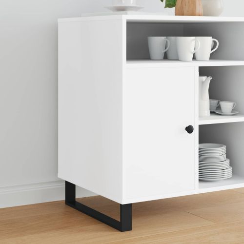 Крака за мебели 12 pcs Черно 43,6 x 4 x 10 мм Желязо