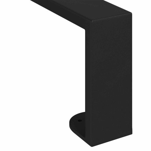 Крака за мебели 2 pcs Черно 79,6 x 4 x 10 мм Желязо