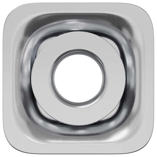 Резбово вмъкване за тръба 2 pcs Черен и сребрист