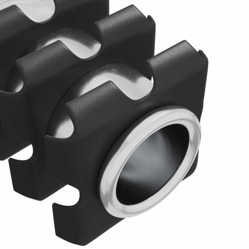 Резбово вмъкване за тръба 12 pcs Черен и сребрист