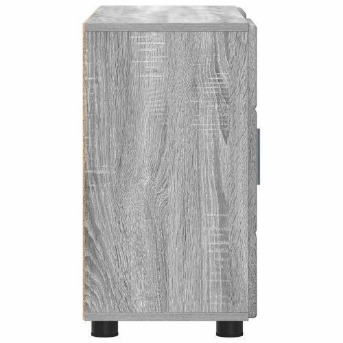 Служебен шкаф Сив Сонома 88,5 x 30,5 x 55,5 см Инженерно дърво