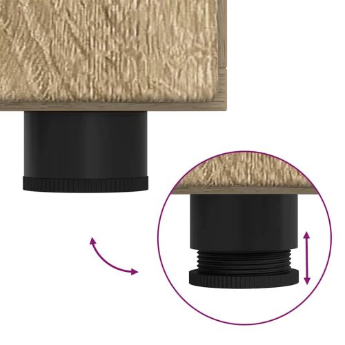 Служебен шкаф Сонома дъб 88,5 x 30,5 x 73 см Инженерно дърво