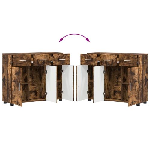 Служебен шкаф Димян дъб 88,5 x 30,5 x 73 см Инженерно дърво