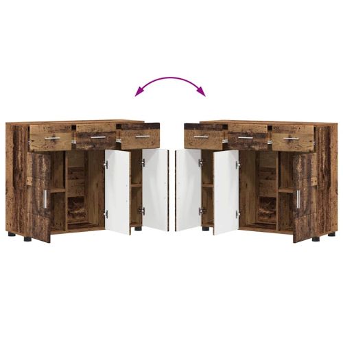 Служебен шкаф Старо дърво 88,5 x 30,5 x 73 см Инженерно дърво