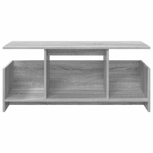ТВ стойка Сив Сонома 102 x 35 x 45 см Инженерно дърво