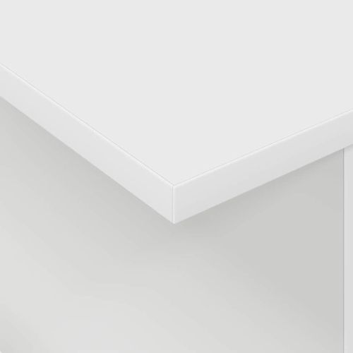 ТВ стойка Бяло 50 x 35 x 45 cm Инженерно дърво