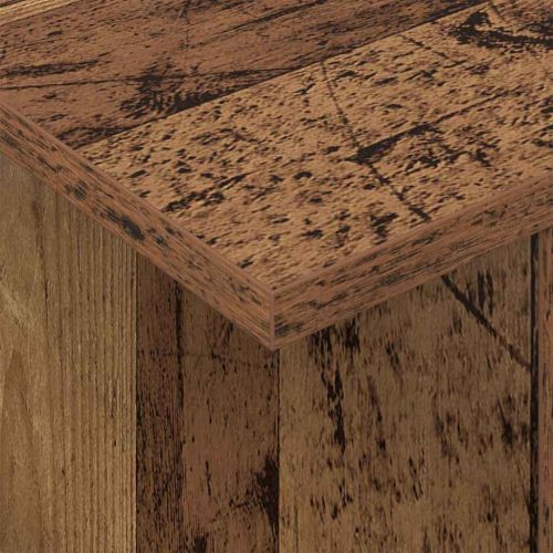 ТВ стойка 2 pcs Старо дърво 50 x 35 x 45 cm Инженерно дърво