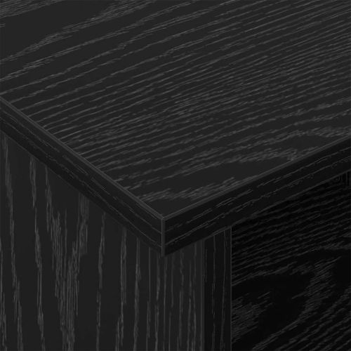 ТВ стойка Черния дъб 100 x 35 x 35 см Инженерно дърво