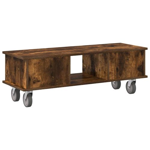 ТВ стойка Димян дъб 100 x 35 x 35 см Инженерно дърво