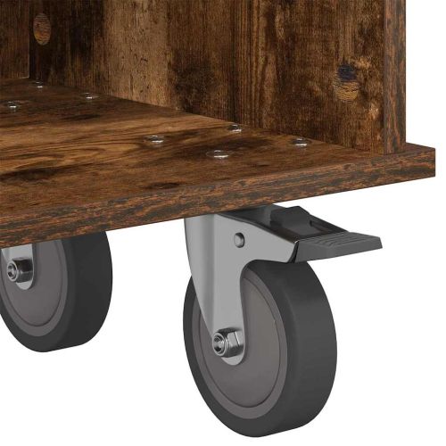 ТВ стойка Димян дъб 100 x 35 x 35 см Инженерно дърво