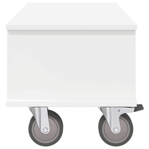 ТВ стойка Бяло 68,5 x 35 x 35 см Инженерно дърво