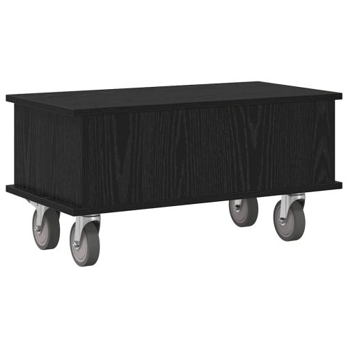 ТВ стойка Черния дъб 68,5 x 35 x 35 см Инженерно дърво