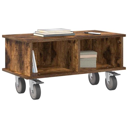 ТВ стойка Димян дъб 68,5 x 35 x 35 см Инженерно дърво