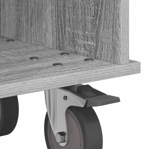 ТВ стойка Сив Сонома 68,5 x 35 x 35 см Инженерно дърво