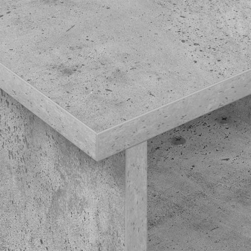 ТВ стойка Циментено сиво 37 x 35 x 35 см Инженерно дърво