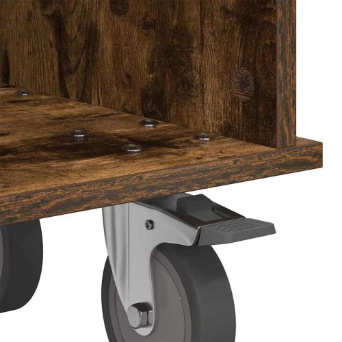 ТВ стойка Димян дъб 37 x 35 x 35 см Инженерно дърво