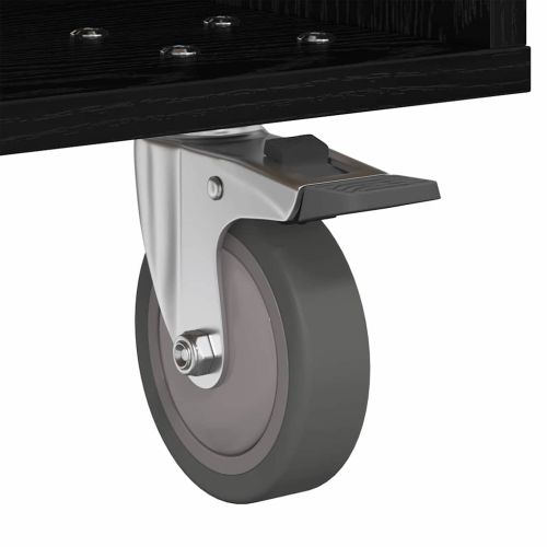 Нощно шкафче Черния дъб 40,5 x 40 x 48 см Инженерно дърво