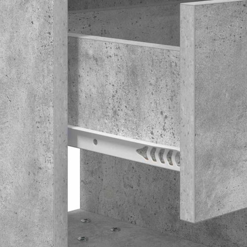 Нощно шкафче 2 pcs Циментено сиво 40,5 x 40 x 48 см