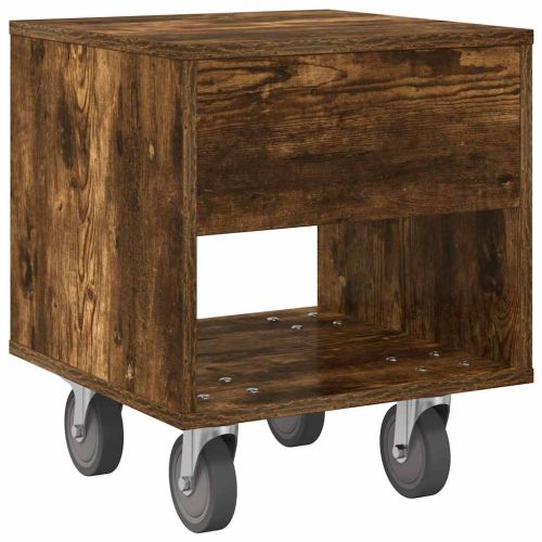 Нощно шкафче 2 pcs Димян дъб 40,5 x 40 x 48 см Инженерно дърво