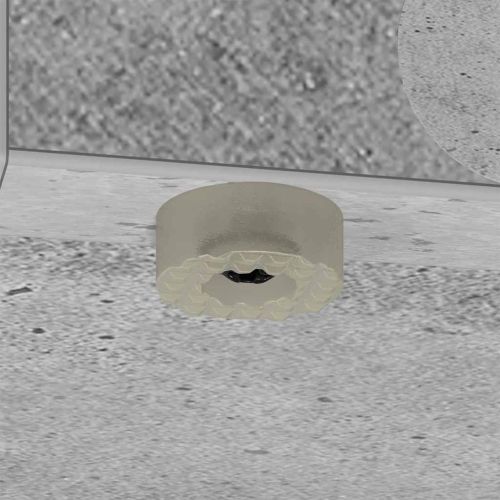 Крайна масичка Циментено сиво 35 x 40 x 55 см Инженерно дърво