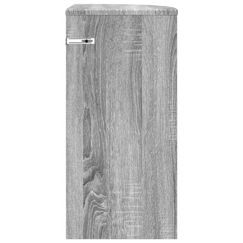 Крайна масичка Сив Сонома 29,6 x 29,6 x 60 см Инженерно дърво