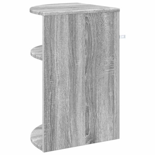 Крайна масичка Сив Сонома 39,7 x 39,7 x 60 см Инженерно дърво