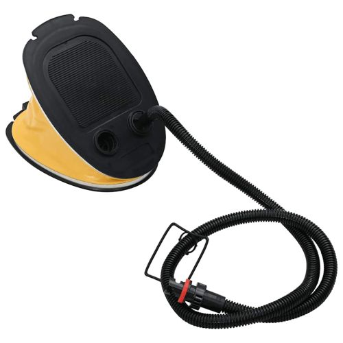 Надуваем гимнастически дюшек с помпа, 100x100x20 см, PVC, син