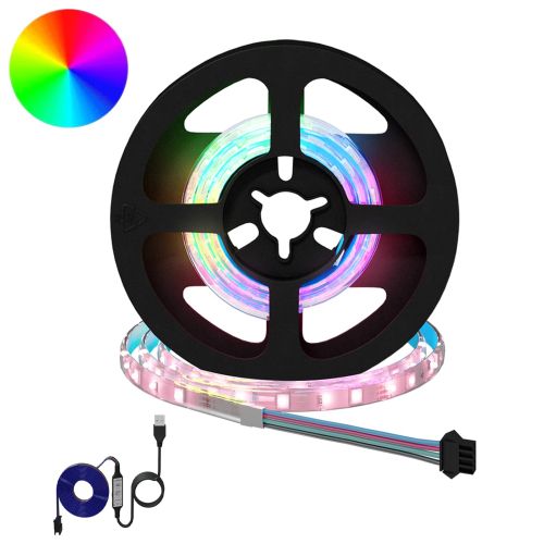 LED лента 4 pcs Черен и прозрачен 40 x 0,8 x 0,3 см