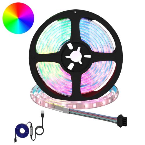 LED лента 4 pcs Черен и прозрачен 210 x 0,8 x 0,3 см